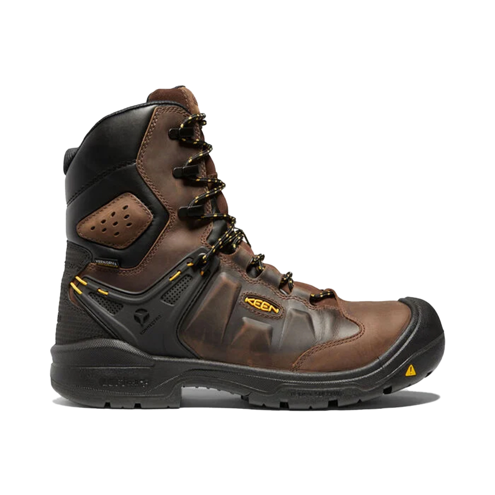 Keen Men's Dover 8 Inch Insulated Waterproof Work Boots with Carbon